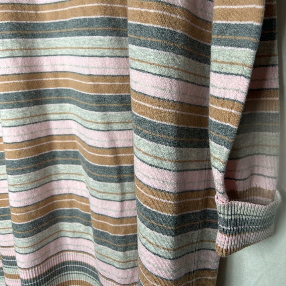 Storia Multi Color Stripe Cozy Sweater small - Picture 4 of 6